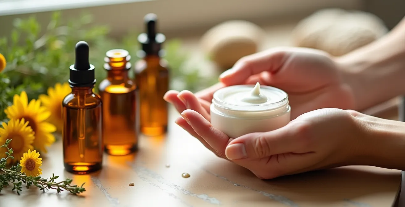 Colección de aceites botánicos españoles para el cuidado de la piel atópica