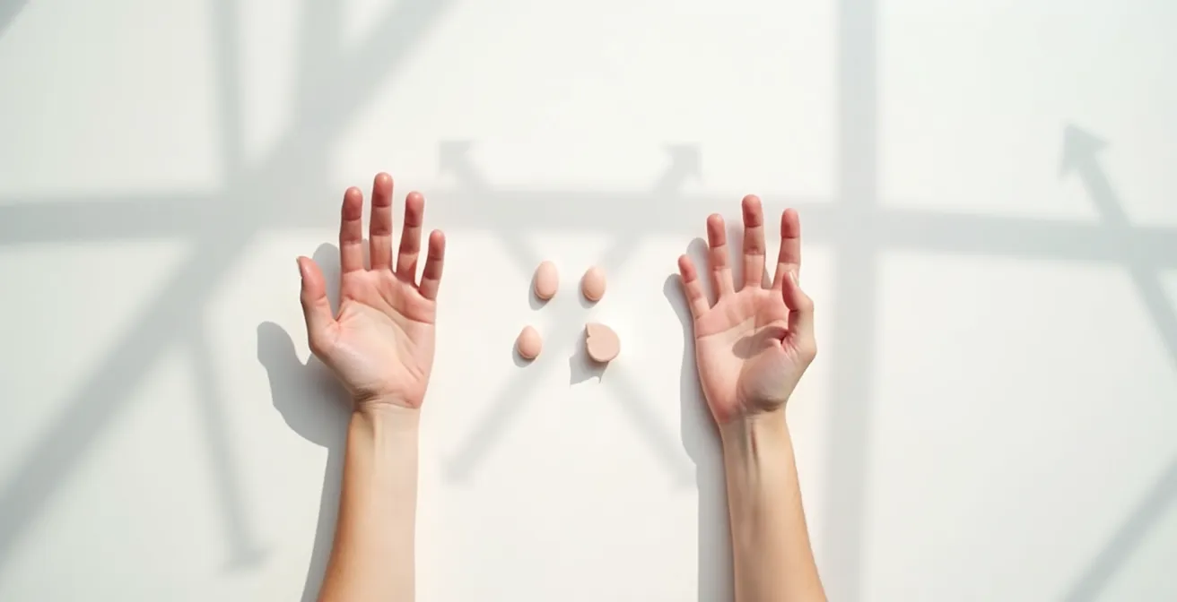 Análisis visual de distribución de fuerzas en uñas almendradas versus cuadradas