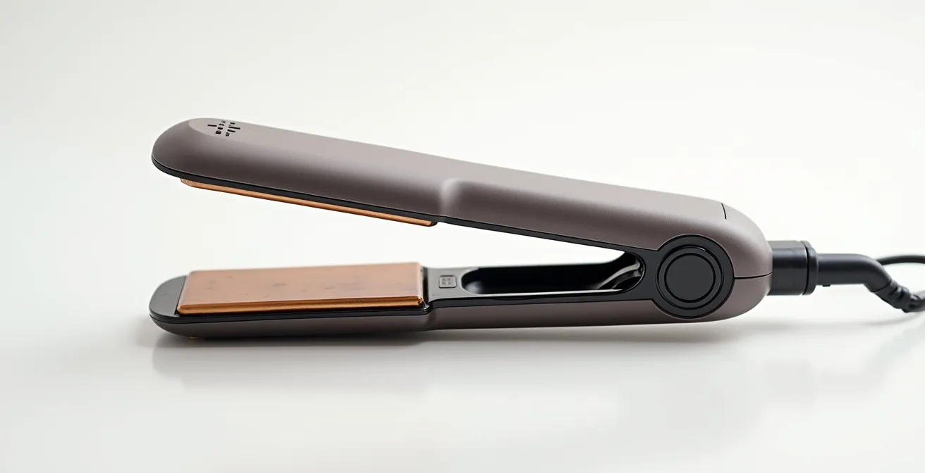 Comparación lado a lado de placas de plancha limpias y sucias mostrando residuos acumulados