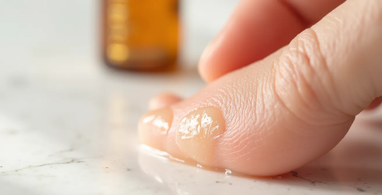 Proceso gradual de aplicación de retinol con productos de farmacia española